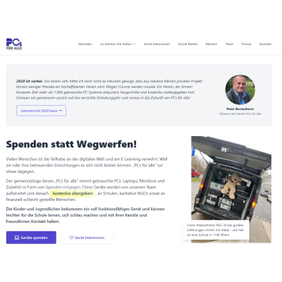 Mehr Power und mehr Infos: die neue Website von PCs für alle