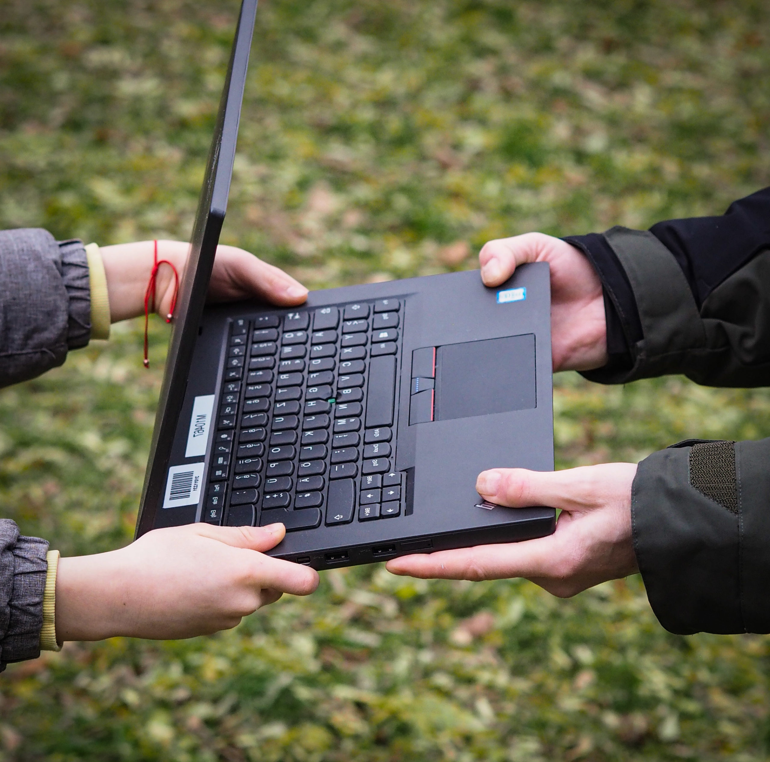 Laptop Übergabe